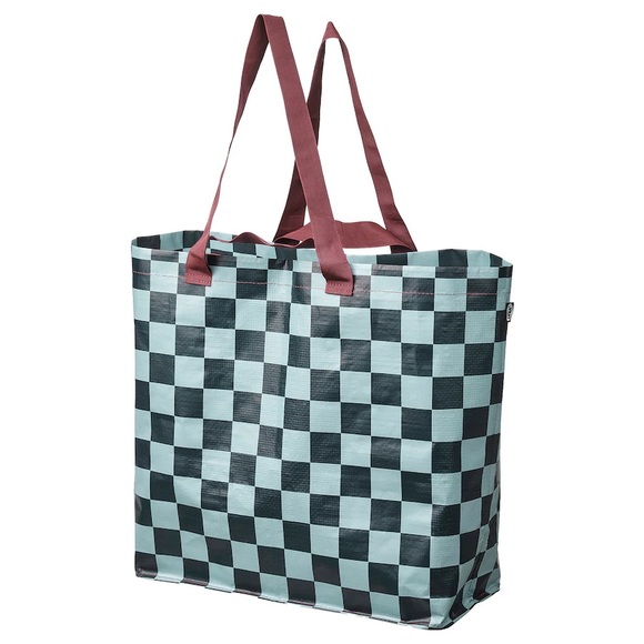 IKEA New Large Checkered Tote Bag - Picture 3 of 8